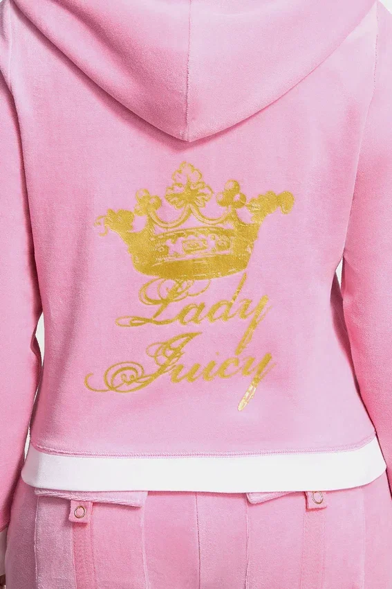 Plus-Size Lady Juicy Hollywood Heritage Hoodie Plus-Size Lady Juicy Hollywood Heritage Hoodie