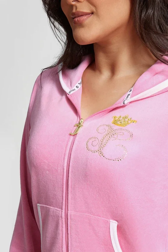 Plus-Size Lady Juicy Hollywood Heritage Hoodie Plus-Size Lady Juicy Hollywood Heritage Hoodie
