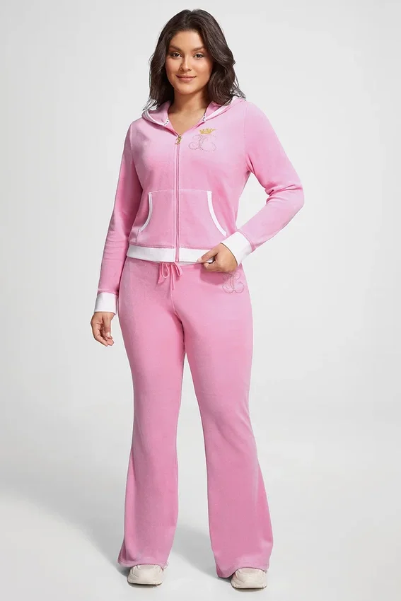 Plus-Size Lady Juicy Hollywood Heritage Hoodie Plus-Size Lady Juicy Hollywood Heritage Hoodie
