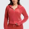 Plus-Size Og Big Bling Velour Hoodie
