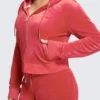 Plus-Size Og Big Bling Velour Hoodie