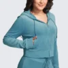 Plus-Size Og Big Bling Velour Hoodie