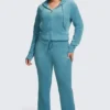 Plus-Size Og Big Bling Velour Hoodie