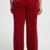 Plus-Size Og Big Bling Velour Track Pants