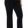 Plus-Size Og Big Bling Velour Track Pants