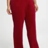 Plus-Size Og Big Bling Velour Track Pants