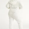 Plus-Size Og Big Bling Velour Track Pants