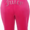 Plus-Size Og Big Bling Velour Track Pants