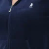 Plus-Size Scottie Cotton Velour Hoodie