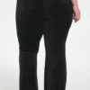 Plus-Size Sweetheart Cotton Velour Track Pants