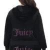 Plus-Size Technicolor Customizable Big Bling Velour Hoodie