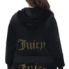 Plus-Size Technicolor Customizable Big Bling Velour Hoodie