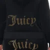 Plus-Size Technicolor Customizable Big Bling Velour Hoodie