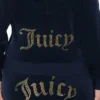 Plus-Size Technicolor Customizable Big Bling Velour Hoodie
