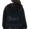Plus-Size Technicolor Customizable Big Bling Velour Hoodie