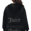 Plus-Size Technicolor Customizable Big Bling Velour Hoodie