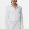 Technicolor Customizable Big Bling Velour Hoodie
