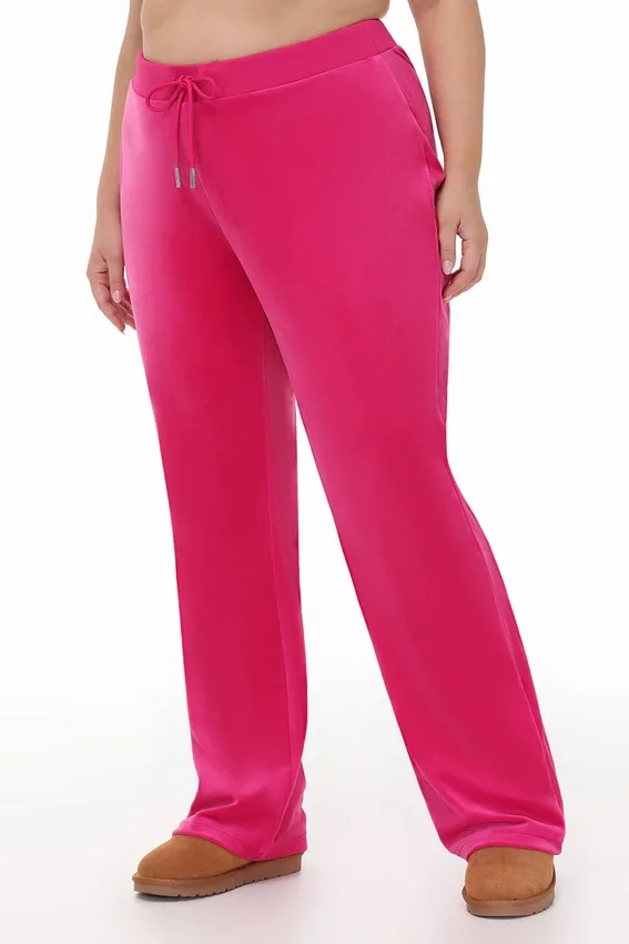 Plus-Size Technicolor Customizable Big Bling Velour Track Pants Plus-Size Technicolor Customizable Big Bling Velour Track Pants