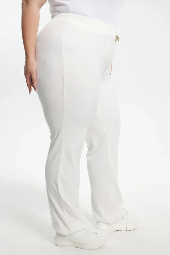 Plus-Size Technicolor Customizable Big Bling Velour Track Pants Plus-Size Technicolor Customizable Big Bling Velour Track Pants