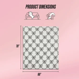 Plush Oversized Throw Blanket, 60″ X 70″ Plush Oversized Throw Blanket, 60″ X 70″