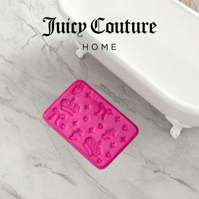 Quilted Memory Foam Bath Mat, 17″ X 24″