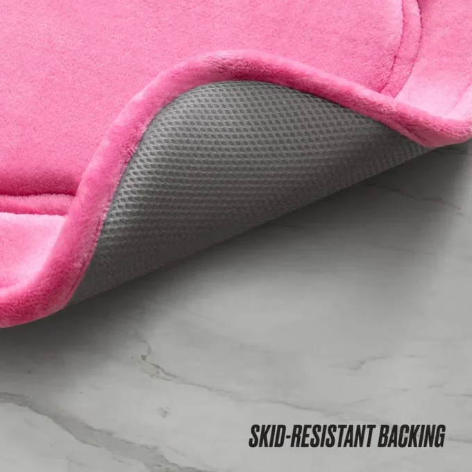 Quilted Memory Foam Bath Mat, 17″ X 24″