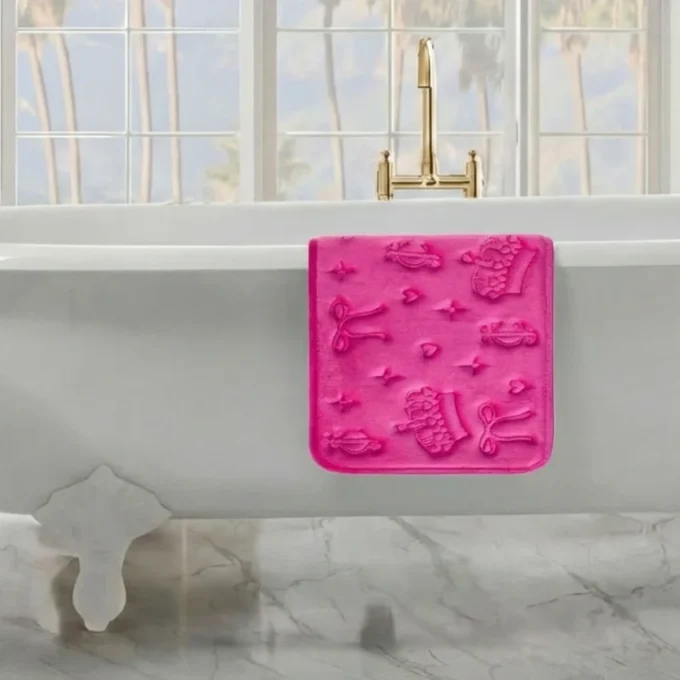 Quilted Memory Foam Bath Mat, 17″ X 24″