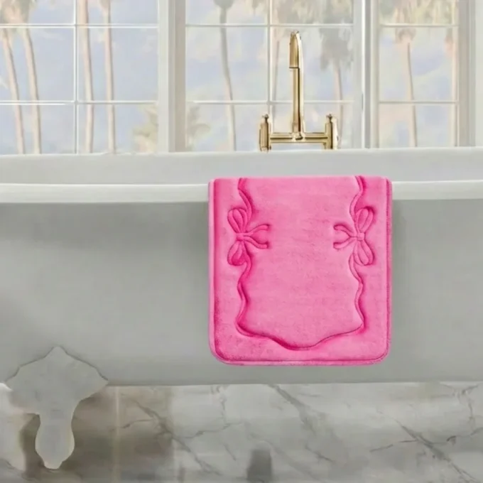 Quilted Memory Foam Bath Mat, 17″ X 24″