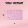 Quilted Memory Foam Bath Mat, 20″ X 32″
