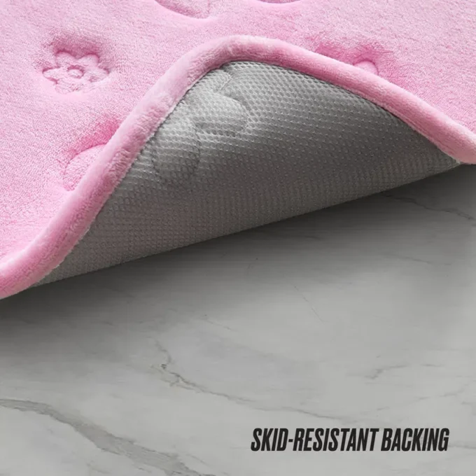 Quilted Memory Foam Bath Mat, 20″ X 32″
