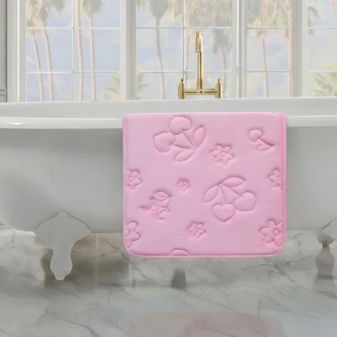 Quilted Memory Foam Bath Mat, 20″ X 32″