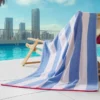 Reversible Cabana Cotton Beach Towel