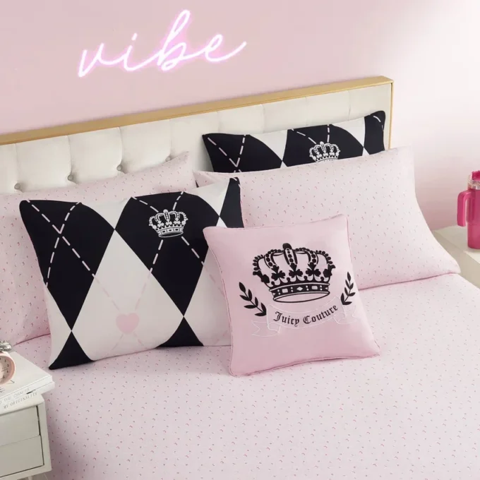 Royal Argyle Reversible Bed in a Bag Bedding Set