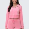 Scottie Big Bling Velour Hoodie