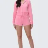 Scottie Big Bling Velour Hoodie