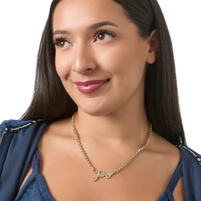 Script Logo Chain Necklace Script Logo Chain Necklace