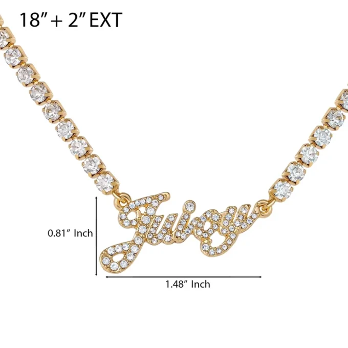 Script Logo Chain Necklace Script Logo Chain Necklace