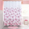 Shower Curtain and Hooks Set
