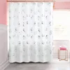 Shower Curtain and Hooks Set
