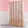 Shower Curtain and Hooks Set