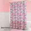 Shower Curtain and Hooks Set