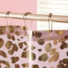 Shower Curtain and Hooks Set