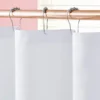 Shower Curtain and Hooks Set