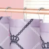 Shower Curtain and Hooks Set