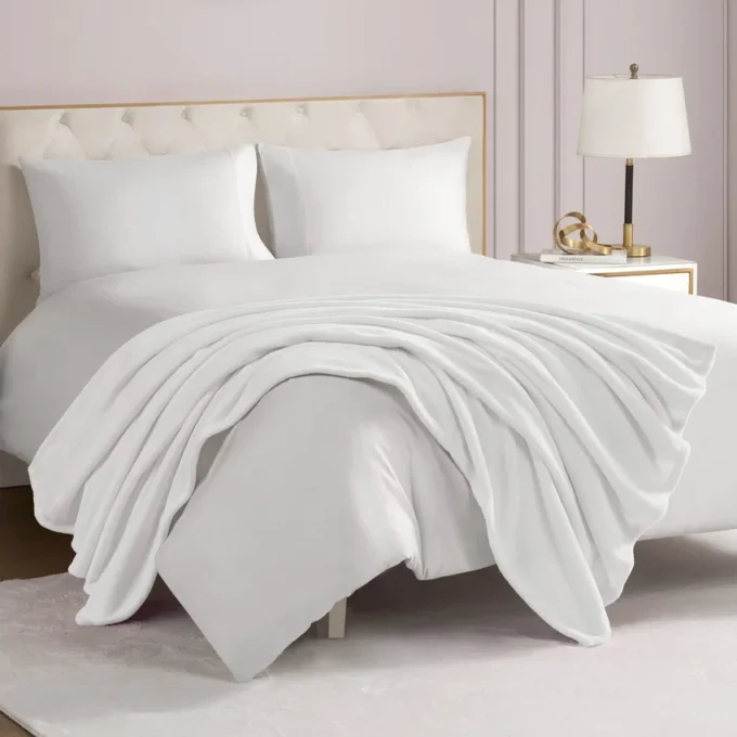 Solid Plush Throw Blanket Solid Plush Throw Blanket
