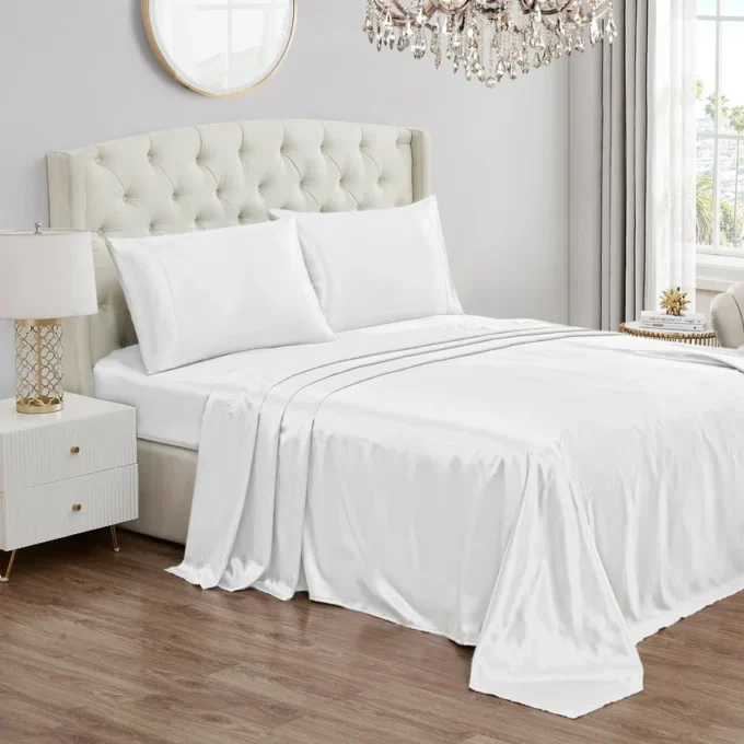 Solid Satin Sheet Set Solid Satin Sheet Set