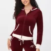 Sweetheart Cotton Velour Hoodie