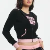 Sweetheart Cotton Velour Hoodie