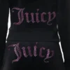Technicolor Customizable Big Bling Velour Hoodie