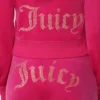 Technicolor Customizable Big Bling Velour Hoodie